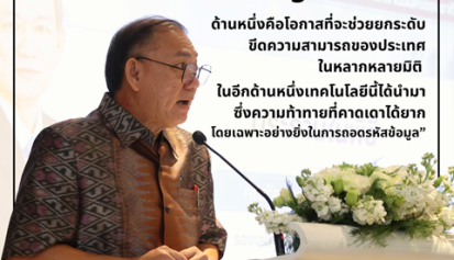 สมช. ร่วมกับ สกมช. เร่งสร้างความตระหนักรู้และสนับสนุนให้ทุกภาคส่วนของไทยเริ่มวางรากฐานระบบความปลอดภัยทางไซเบอร์สู่ Post-Quantum Cryptography